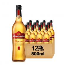 Budweiser/百威啤酒 金樽 500ml*12瓶 整箱 节日佳品