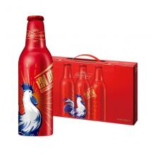Budweiser/百威啤酒 355ml*6瓶 整箱 金鸡礼盒装