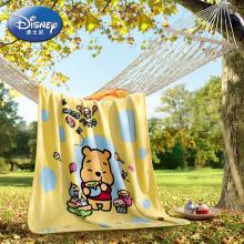 迪士尼罗莱生活出品卡通盖毯毛毯DQ046-Pooh的甜品世界法兰绒毯子