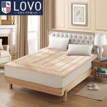 LOVO家纺罗莱生活出品床上用品床笠单件床垫褥子保护套法兰绒床垫