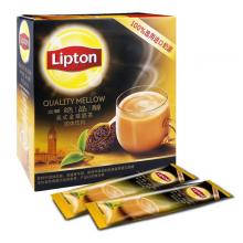 立顿/Lipton 绝品醇英式金装 冲饮奶茶速溶装380g/盒