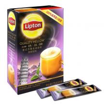 立顿/Lipton 绝品醇意式浮香泡沫 奶茶速溶装190g/盒