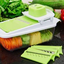 幸福妈咪多功能蔬菜处理器 厨房切丝 切片工具 简易切菜小工具